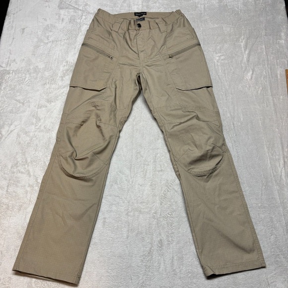 Tactical Series Pants Mens 32x30 Beige Double Knee Cargo‎ Gorpcore Outdoor - Picture 1 of 7